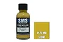 A 30ml bottle of Scale Modellers Supply Premium Mid Stone acrylic lacquer paint next to a square color swatch.