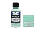 A 30ml bottle of Scale Modellers Supply Premium Russian Interior acrylic lacquer paint with a black cap and a color swatch showing the light green paint.