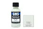 A 30ml bottle of Scale Modellers Supply Premium RAF Sky paint with a black cap and a label showing the product name, FS34424, and paint type.