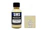A 30ml bottle of Scale Modellers Supply Premium German Beige acrylic lacquer paint with a black cap, next to a beige color swatch labeled PL131.