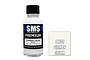 A 30ml bottle of SMS Premium German Cream acrylic lacquer paint with a black cap and a label showing the product name and RAL9001 code.