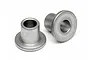 Two silver metal flanged collars for HPI Baja RC models, shown against a plain white background.