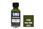 A 30ml bottle of Scale Modellers Supply RAAF Dark Slate paint next to a color swatch square.
