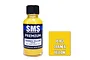 A 30ml bottle of Scale Modellers Supply Premium Trainer Yellow paint next to a yellow color swatch labeled PL162 Trainer Yellow.