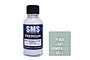 A 30ml bottle of Scale Modellers Supply Premium Light Admiralty Grey acrylic lacquer paint with a black cap and a blue and white label.