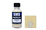 A 30ml bottle of SMS Premium Sandgelb RLM79 acrylic lacquer paint next to a color swatch square.