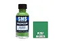 A 30ml bottle of Scale Modellers Supply AN Green acrylic lacquer paint with a black cap, next to a green color swatch labeled PL207 AN Green.