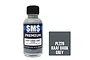 A 30ml bottle of Scale Modellers Supply RAAF Dark Grey acrylic lacquer paint with a black cap and a label showing the product name and FS36099 code.