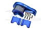 GPM Blue Aluminium Main Gear Cover Set SLE038GC-B