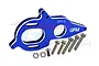 GPM Blue Aluminium Motor Mount Plate/Heat Sink MAG018B-B