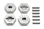 HPI Savage X 17mm Wheel Hexes w/ Pins 4Pcs 86804