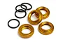 HPI Firestorm 13mm Orange Aluminium Shock Spring Adjuster Nuts 4Pcs 86839