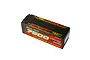 Gens Ace Redline 7500mAh 15.2V 130C HV LiPo battery in a black hard case with red and yellow branding.