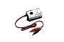 Kyosho Booster Charger 2.0 glow starter charger unit with red and black alligator clips on a white background.