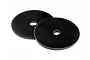 Two black circular slipper clutch pressure plates for HPI Firestorm RC cars, shown on a white background.