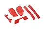 Traxxas Red Body Reinforcement Set w/ Roof Skid Plate 9510R