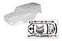 Traxxas TRX-4 2021 Ford Bronco Clear Unpainted Body Shell w/ Decals 9211