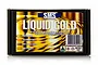 Scale Modellers Supply Liquid Gold 4-piece paint set box, featuring gold metallic ripple background and product details.