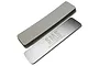 Scale Modellers Supply sanding plate with a grey abrasive pad and a brushed metal handle featuring the SMS logo.