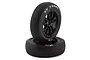 Traxxas 2.2" Mickey Thompson ET Front Tyres on Weld Gloss Black Rims - Glued Wheels 2Pcs 9474