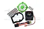 GPM 12V High Performance 40x40mm Motor Cooling Fan with Mount - Green SLE018FAN-G