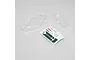 Clear, unpainted polycarbonate body shell and wing for Losi Mini-B RC buggy, including a decal sheet.