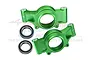 GPM Green Aluminium Oversized Rear Hubs Set w/ Bearings TXM022L-G