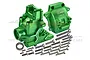 GPM Green Aluminium Front or Rear Gearbox Case SLE012-G