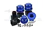 GPM Blue Aluminium +6.5mm Wheel Hex Adapters & Nuts Set SLE10A+6.5MM-B