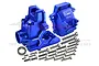 GPM Blue Aluminium Front or Rear Gearbox Case SLE012-B