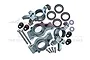 GPM Grey Aluminium Oversized Front Steering & Rear Hubs Set TXM2122L-GS
