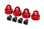 Traxxas Red Aluminium GT-Maxx Shock Caps 4Pcs w/ Spacers 9664R