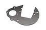 A grey HPI Racing heavy duty gear plate for Baja RC vehicles, featuring a 7075s marking on a flat aluminium surface.