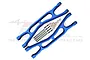 GPM Blue Aluminium Front/Rear Extended Upper Suspension Arms 2Pcs w/ Pins for WideMaxx TXM054F/RL-B