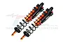 GPM Orange Aluminium 143mm Rear Piggyback Shocks 2Pcs w/ Built-in Piston Spring SLE143R/LA-OR-BK