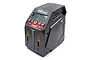 G.T. Power X2PRO dual channel smart battery charger in a dark grey plastic housing with an LCD screen and control buttons.