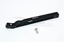 GPM Black Aluminium Centre Rear Chassis Brace MAS016R-BK