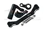 GPM Black Aluminium Steering Assembly Set w/ Servo Saver SLE048A-BK