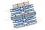 GPM Racing blue aluminium suspension arms, carbon steel driveshafts, and copper-coloured springs for RC vehicles.