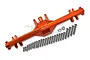 GPM Orange Aluminium Rear Differential/Axle Housing w/o Carrier UDR013B-OR