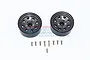 GPM Black Aluminium 1.9" 7 Spoke Grey Beadlock Rims 2Pcs ZSP052-GS