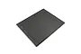 A black carbon fiber setting board for RC cars, shown from an elevated angle on a white background.