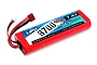 nVision Sport 7.4V 3700mAh 45C LiPo battery in a red hard case with T-style and balance connectors.