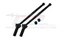 Two black hardened steel GPM front CVD driveshafts with two small grub screws, displayed against a white background with a faint GPM logo watermark.