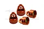GPM Orange Aluminium Shock Top Cap 4Pcs SLEDP/CAP-OR