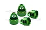 GPM Green Aluminium Shock Top Cap 4Pcs SLEDP/CAP-G