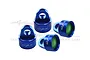 GPM Blue Aluminium Shock Top Cap 4Pcs SLEDP/CAP-B