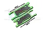 GPM Green Aluminium Rear Lower Suspension Arms 2Pcs w/ Carbon Fibre Protection Plates SLE056N-G