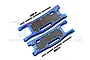 GPM Blue Aluminium Rear Lower Suspension Arms 2Pcs w/ Carbon Fibre Protection Plates SLE056N-B