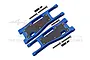 GPM Blue Aluminium Front Lower Suspension Arms 2Pcs w/ Carbon Fibre Protection Plates SLE055N-B